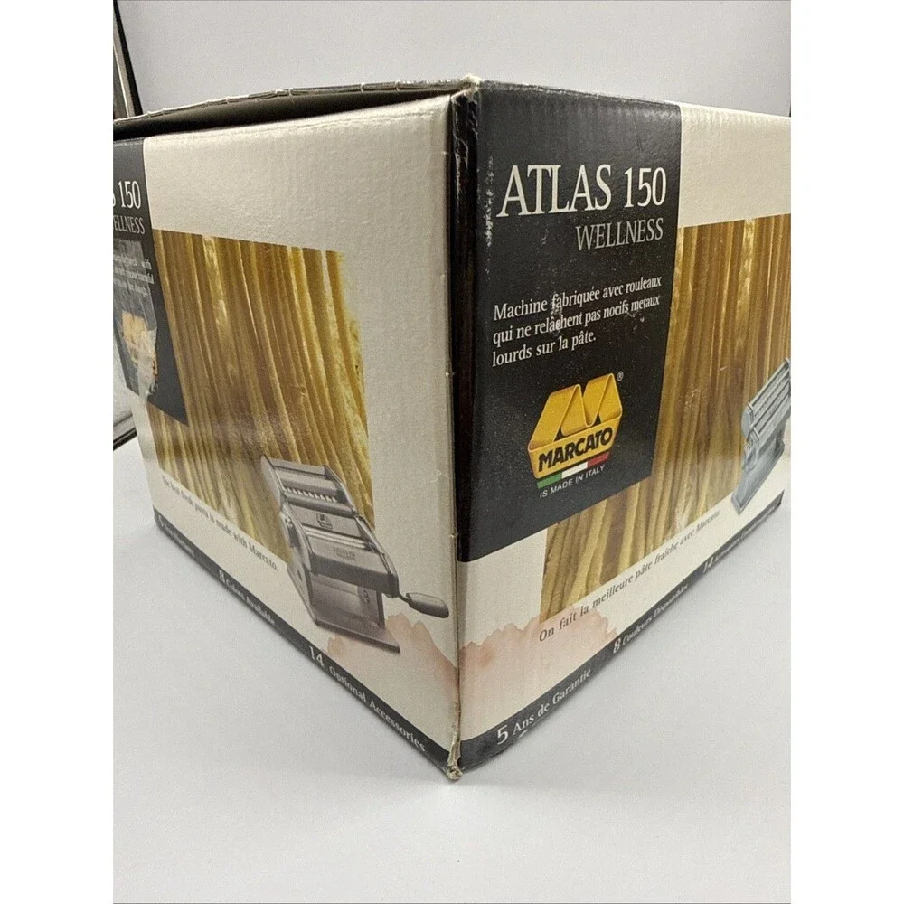 Atlas Marcato Multi Pasta Machine Maker Set Model # 150mm Deluxe Made In Italy